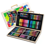 220pcs Art Set Wooden Box.