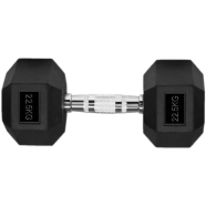 22.5 KG Hex Dumbbell 1 Pcs - Black