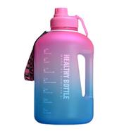 1.5L large capacity water cup sports fitness gallon straw big water bottle high temperature resistant plastic ton barrel