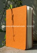 Explorer Notebook (Jute Handmade Orange Board Cover)