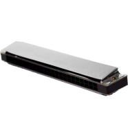 24 Hole Key Of C Play Harmonica Tremolo Harmonica Mouth Organ Double Row Blues (Any Colour). image