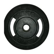 2.5 Kg Barbell Dumbbell Plate Total 5 Kg - Black - 2 Pcs 