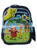 Max Cartoon School Bag (Navy Blue Color) - M-2051 - Motu Patlu Design