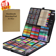 288 Pcs Art set, Kids Colors Pencil Drawing Art Set, Painting Art Marker Pen Set, Color Pen Brush Drawing Tool No Ratings