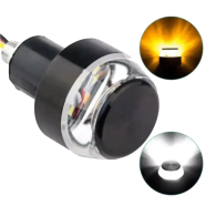 New Motorcycle LED Modified Turn Signal Motorcycle Hand Lamp Light Mountain Bike Signal Light Handlebar Light - 2 Pcs icon