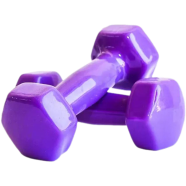 2 Kg Vinyl Dumbbell 1 Pair - Multicolor 