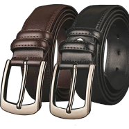 2 Pice black and Brown Combo Belt For Men