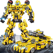 2 in 1 Transformer Optimus Prime Bumble Bee Robot Lego Building Block Model Toys - 813 PCS icon
