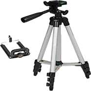 3110A Aluminum Alloy Tripod for Mobile and Camera - Black