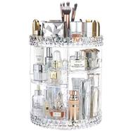 360 Rotating Makeup Organizer Case with 8 Layers