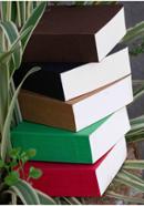 365 Days Black Brown Green Red and Kraft Cover Notebook 5-Pack