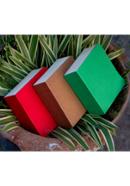 365 Days Green Red and Kraft Cover Notebook 3-Pack