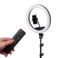 36CM Remote and Touch LED Soft Ring Light with tripod stand for Photography Makeup YouTube Video Shooting Selfie