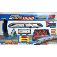 39 Pcs High Speed Big Size Simulation Ultramodern Bullet Train Game Set for kids