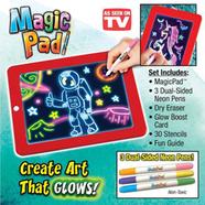 LED Drawing and Writing Tab Art Magic Board Pad With Pen Brush Set