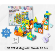 3D STEM Magnetic Sheets 98 Pcs