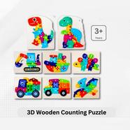 3D Wooden Counting Puzzle