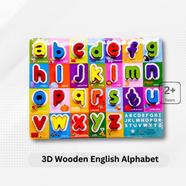 3D Wooden English Alphabet