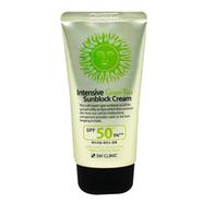 3W Clinic Intensive Green Tea Sunblock Cream SPF 50 PA - 70ml