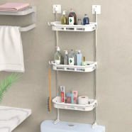 3 Layer Toilet Rack Organizer Bathroom Rack Over the Top Toilet Rack icon