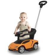 3 in 1 Kids Ride on Car Push and Pull Lamborghini Centenario with Multifunctional Parental Handle Bar and Music Perfect Gift for Children