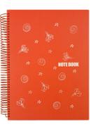 Panel Notebook (Red-Orange Color)