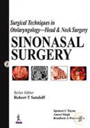 Surgical Techniques In Otolaryngology- Head and Neck Surgery : Sinonasal Surgery