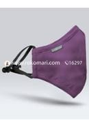 Fabrilife Premium 7 Layer cotton face Mask - Purple Color icon