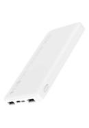 Redmi 10000mAh Power Bank Dual Output and Dual Input - White and Cable
