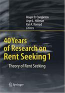40 Years of Research on Rent Seeking 1