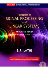 Principles of Signal Processing and Linear Systems
