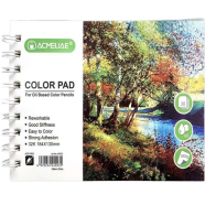 Acmeliae Color Pad For Oil Based Color Pencils (30 Page, 160g, 32K 184*130mm) - 44023 icon