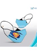 Turaag Protex Kids SUPERMAN Face mask - 1 Pcs (Washable and reusable up to 25 times) - 10-12 Years