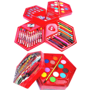 46 - Pieces Drawing Art Set in Paper Card Box for Kids - Free Handmade Drawing Pad A5 Size 20 Pages