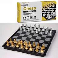 48 cm Foldable Magnetic Chess Board Game with Gold icon