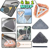 4 in 1 Triangle Mop for Home Cleaning