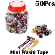 50 Pcs Mini Washi Tape