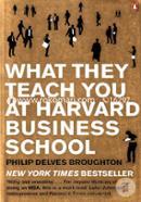 What They Teach You at Harvard Business school image