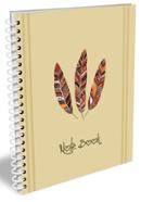 Hearts Stylus Notebook (Bisque Color)