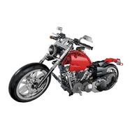 573pcs building blocks motorcycle Sportster Chopper Tech-Storm Toy Set For Kids image
