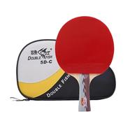 Double Fish Table Tennis Bat Red - 5D-C