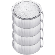 5 Layer Food Safety Cover A Dust-Proof and Fly-Proof Cover to Keep Meals Fresh and Hygienic (Multicolor)