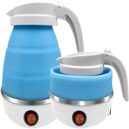 600mlTravel Household Folding Kettle Silicone304 Stainless Steel Portable KettleCompression Foldable Leakproof KitchenAppliances image