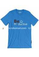 Be Productive T-Shirt - XXL Size (Royal Blue Color)