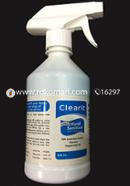 Clearit Liquid Hand Sanitizer with Moisturizer. - 500 ml Free Spray