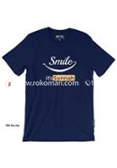 Smile It's Sunnah T-Shirt - M Size (Navy Blue Color)