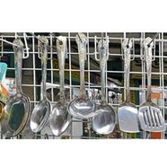 6 Pcs Stainless Steel Silver Color Serving Spoon Set