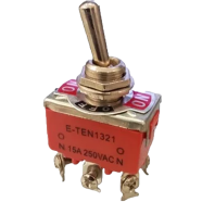 6-Pin Toggle ON-OFF-ON Switch DPDT DC Moto Reverse image