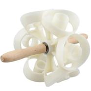 6 in 1 Donuts Maker Plastic Donut Maker Cutter Cake Mould Baking Tools Kitchen Gadget - White icon