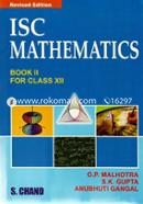 ISC Mathematics for Class 12
